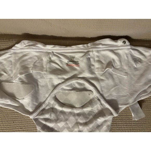 Swaddle Me Baby Wrap SM/MED 7-14 Lbs Lot of 2 100% Cotton Unisex Grey - Picture 5 of 9
